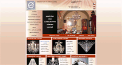 Desktop Screenshot of lustry-svitidla.eu